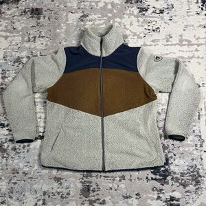 Kuhl Jacket Womens XL Fleece Prism Full Zip Sherpa Colorblock Outdoor Hiking